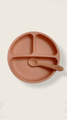 Divided Silicone Suction Plate | APRICOT