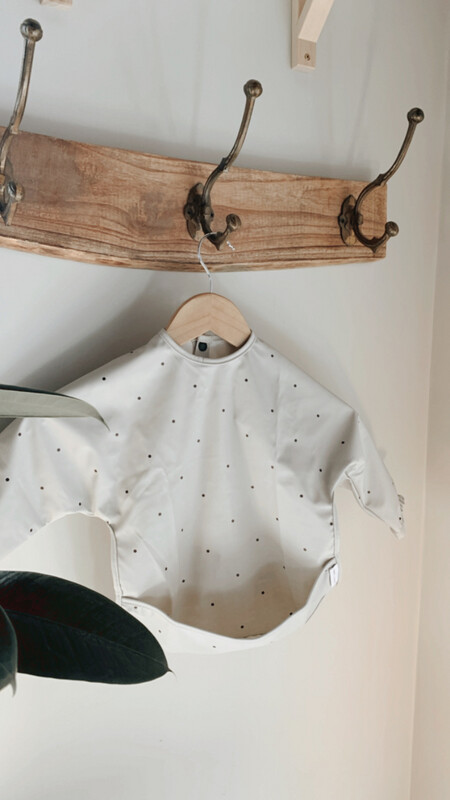 Long Sleeve Bib Smockie | PEBBLE