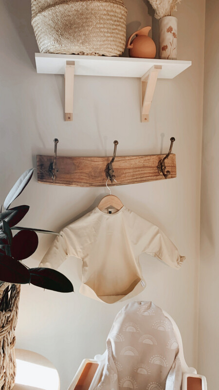 Long Sleeve Bib Smockie| IVORY