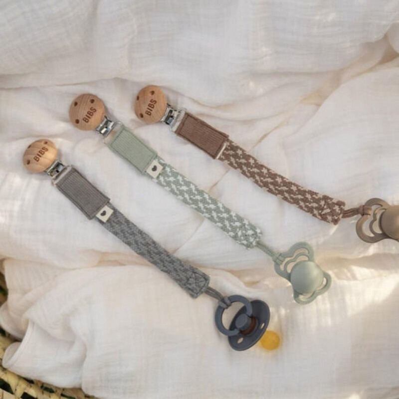 BIBS Soother Clip - Cloud/iron