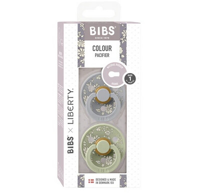 Bibs X Liberty Soother- 2 Pack Capel Sage Mix (Size 2)
