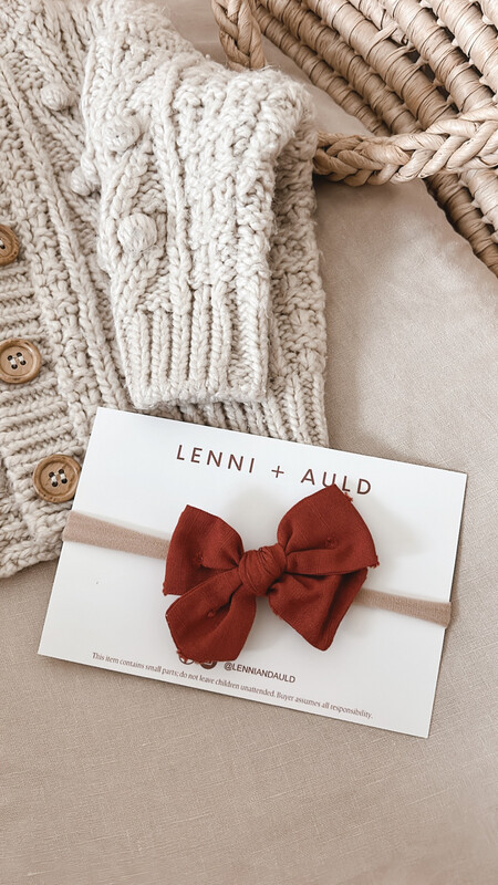 Bows | Brick Swiss Dot