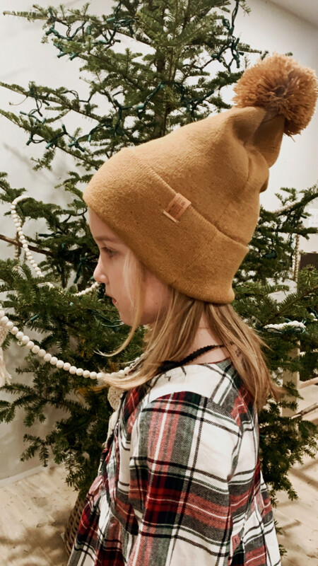 Winter Hat - RUST SIZE 1 No Pom