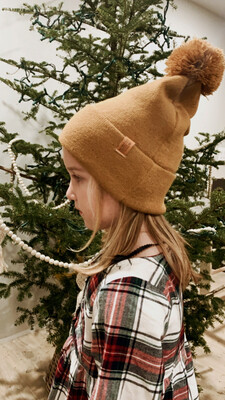 Winter Hat - RUST SIZE 1 No Pom