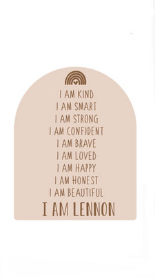 Daily Affirmation Plaque