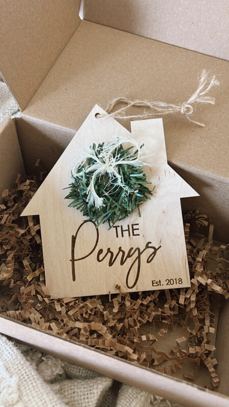 Family Name Christmas Ornament