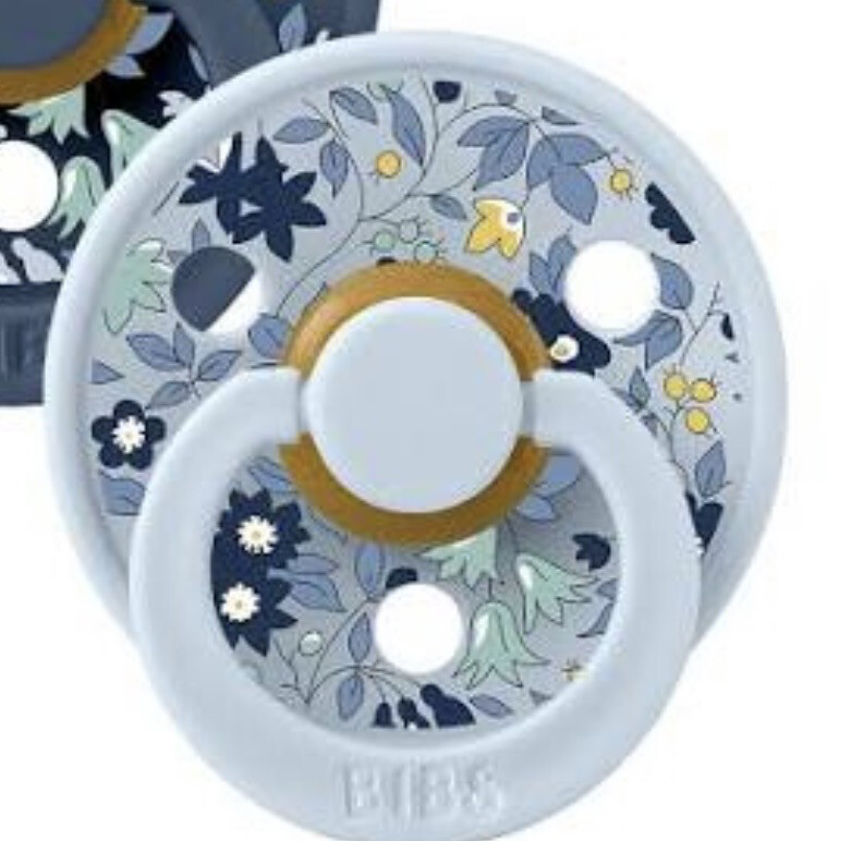 Bibs X Liberty Soother- Baby Blue (Size 2)