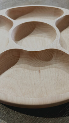 Small Wood Sorting Tray