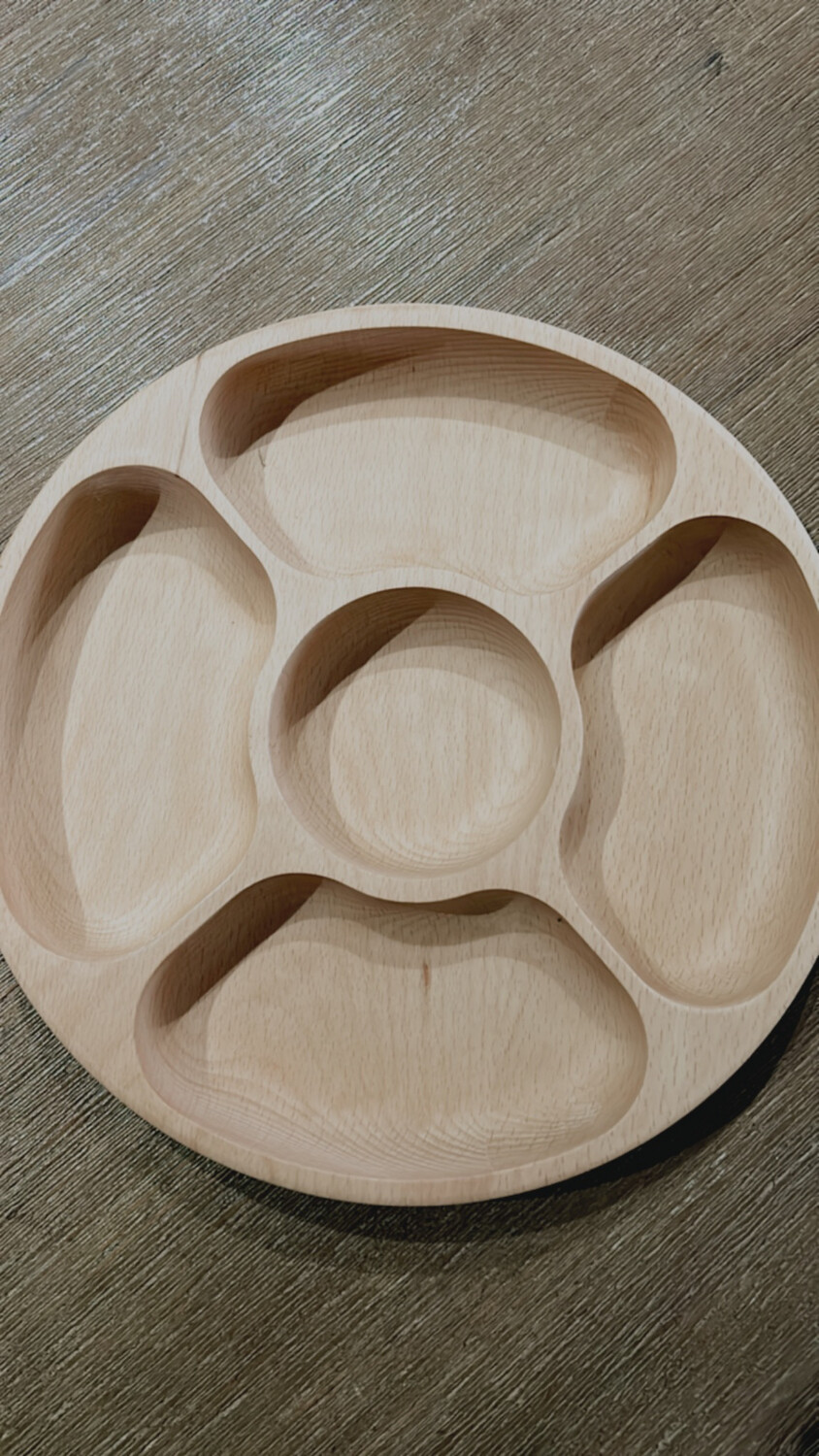 Small Wood Sorting Tray