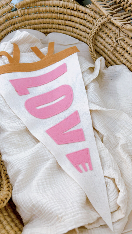 “LOVE” Pennant Flag