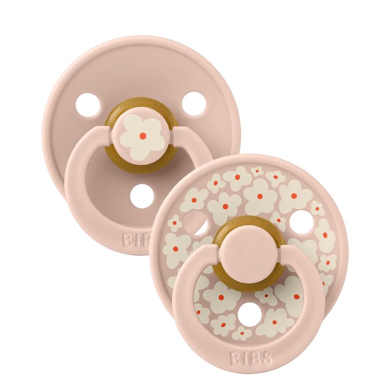 Bibs Soother - Studio 2 Pack | Jasmine / Blush (Size 2)
