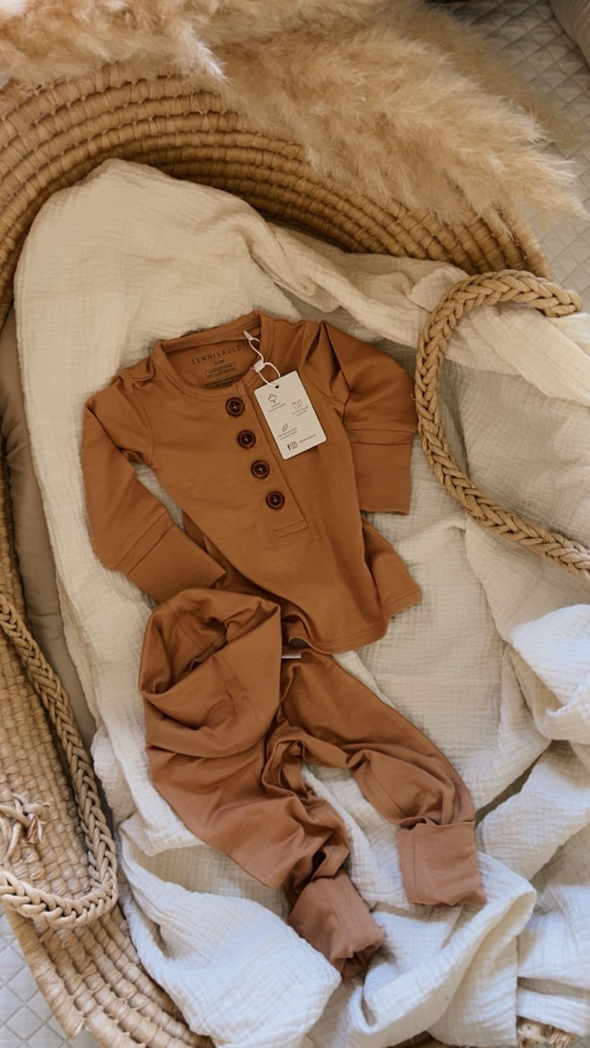 Bamboo Two Piece Set - Camel