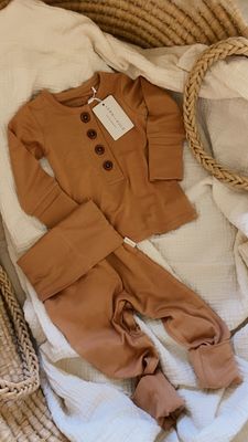 Bamboo Two Piece Set - Camel