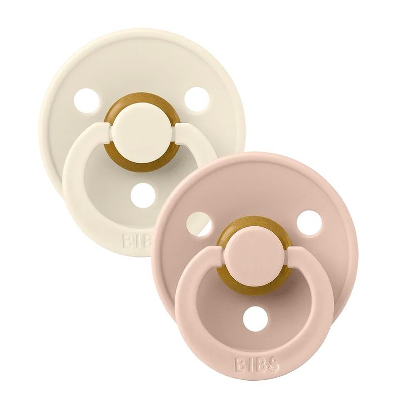 Bibs Soother- 2 Pack Ivory / Blush