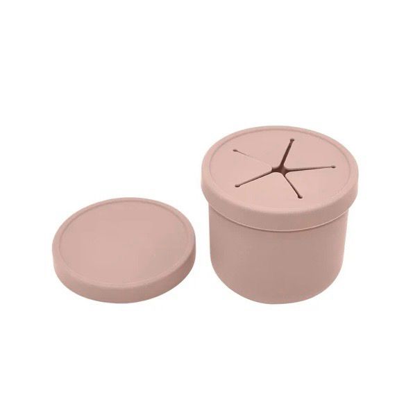 noüka Spill-Proof Snack Cup -BLUSH