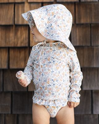 Floppy Swim Hat | Flower Field