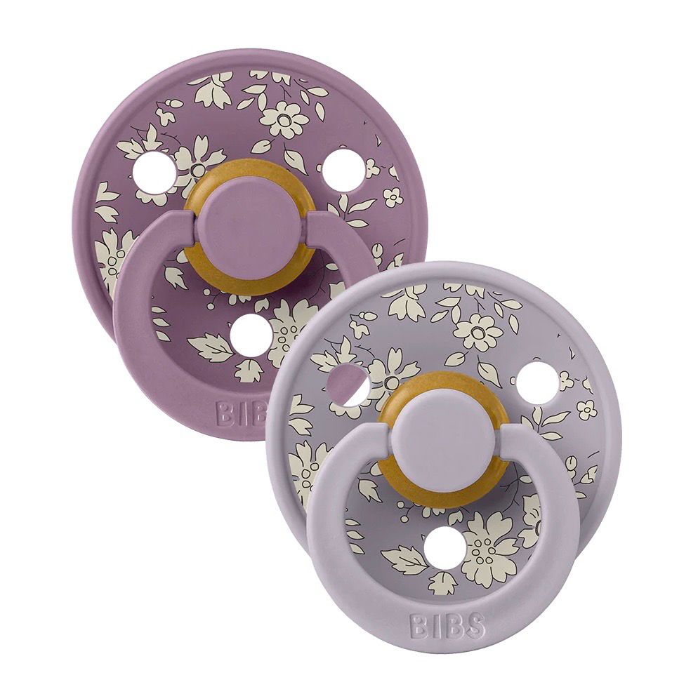 Bibs Soother- 2 Pack Liberty Capel Fossil Grey Mix