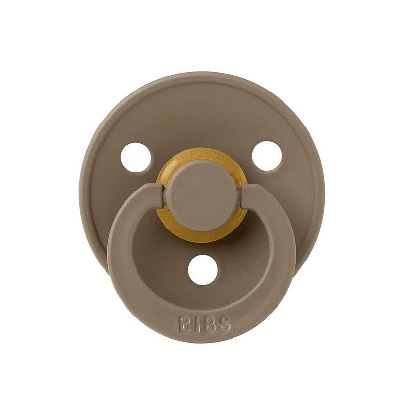 Bibs Soother- 2 Pack Ivory / Dark Oak