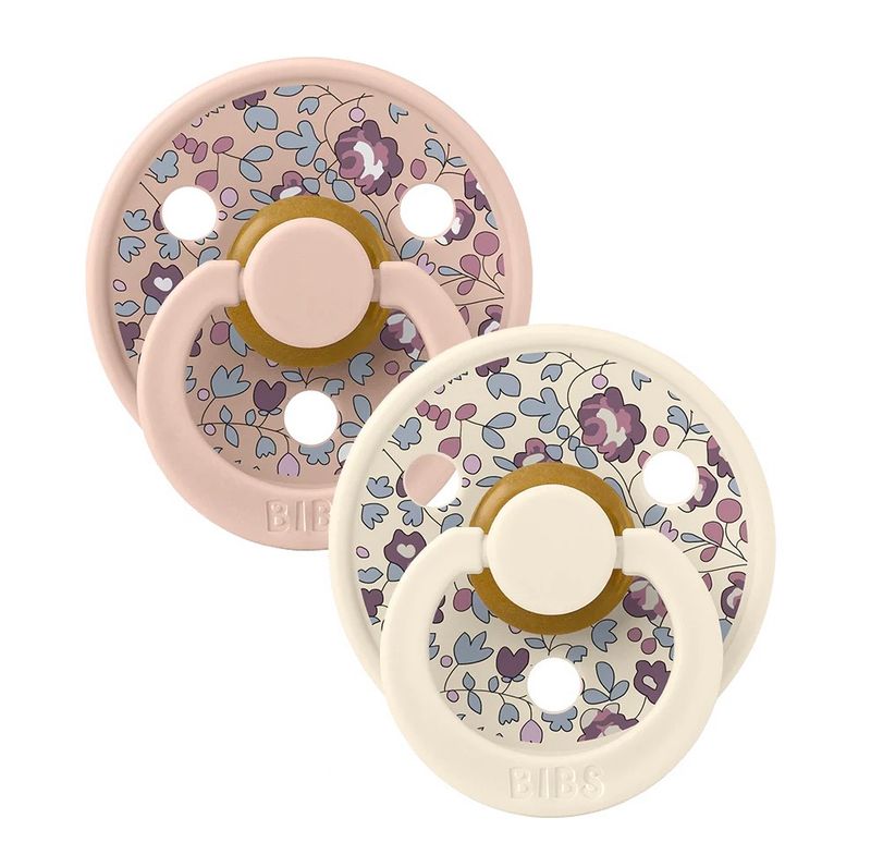 Bibs Soother- 2 Pack Liberty Eloise / Blush Mix