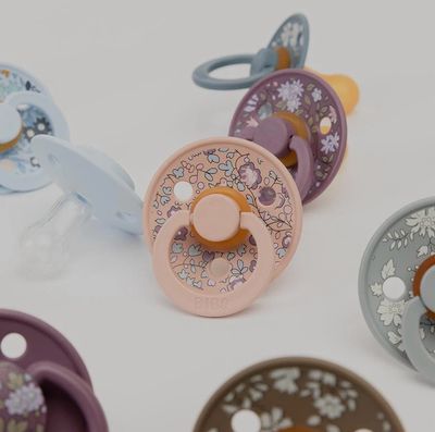 Bibs Soother- 2 Pack Liberty Eloise / Blush Mix