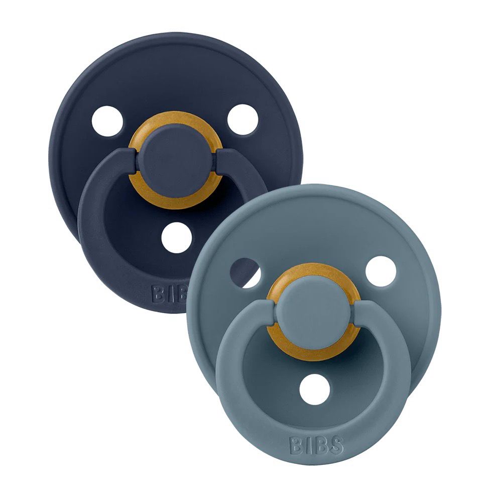 Bibs Soother- 2 Pack Deep Space / Petrol