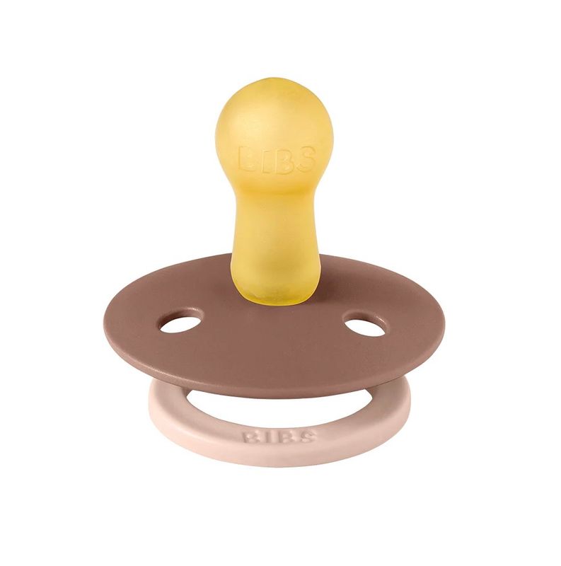 Bibs Soother- 2 Pack Studio Collection Fusion Blush / Woodchuck