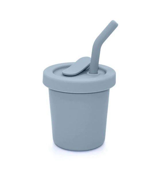noüka Straw Cup 6 OZ- LILY BLUE