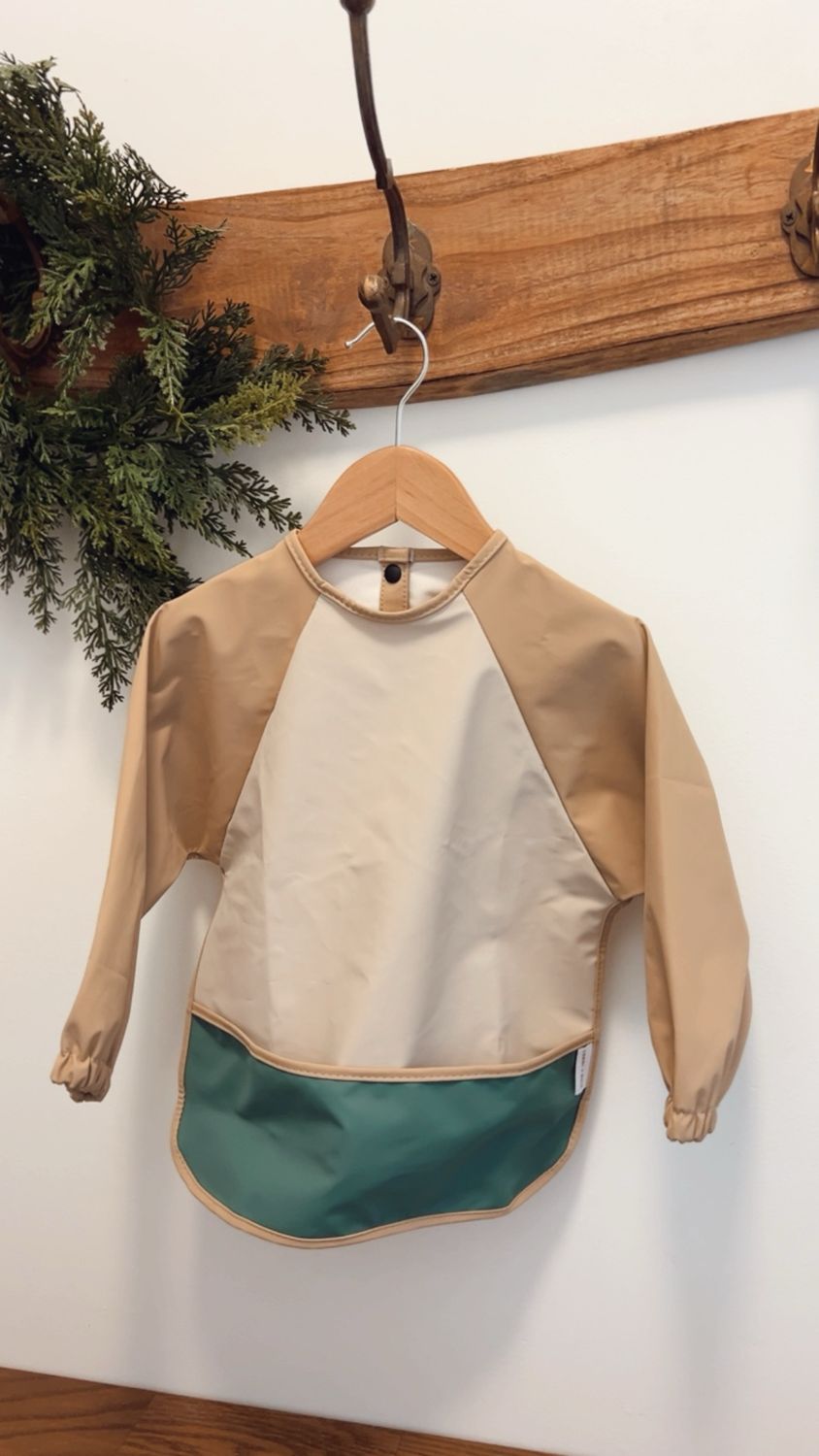 Long Sleeve Bib Smockie | FOREST