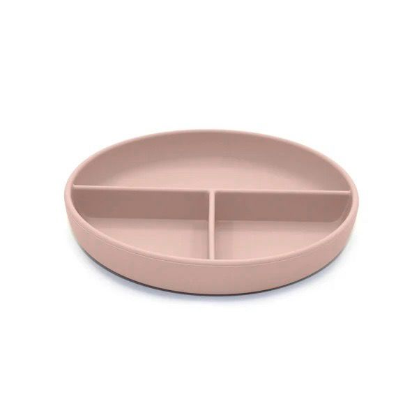 Nouka Silicone Divided Plate - BLUSH