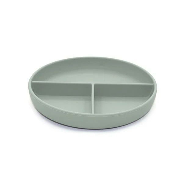 Nouka Silicone Divided Plate - LEAF