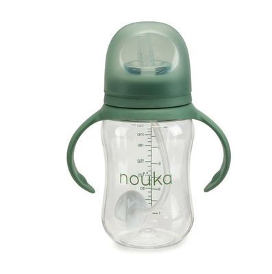 Nouka Transitional Sippy Weighted Straw - FERN
