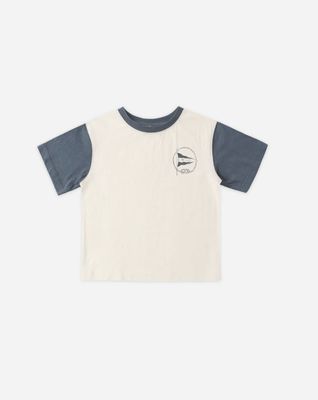 Contrast Short Sleeve Tee - Nautical Flag