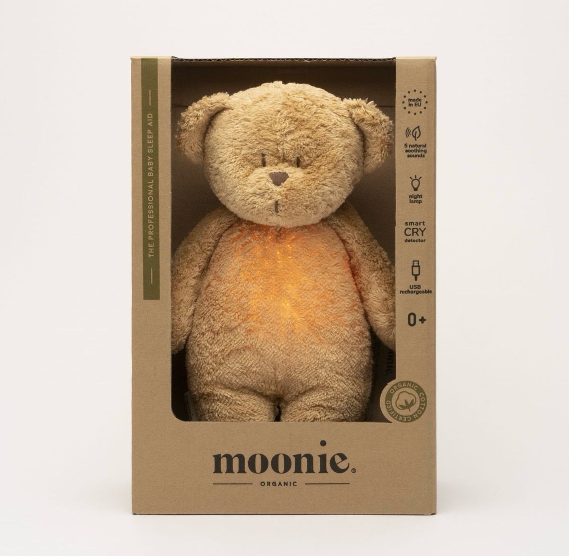 Moonie Bear 2.0 Organic- Cappuccino Humming Bear