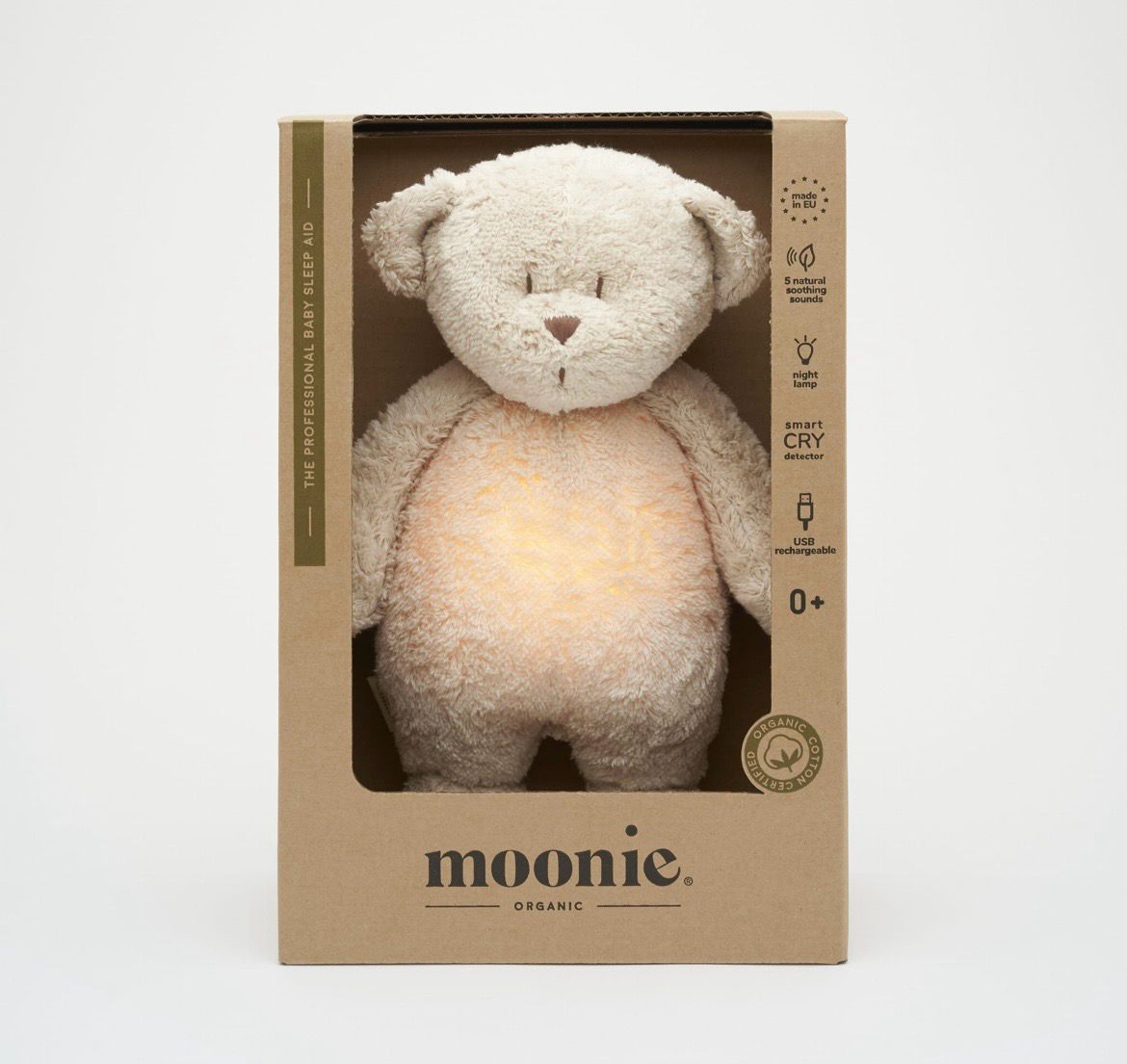Moonie Bear 2.0 Organic- Sand Humming Bear