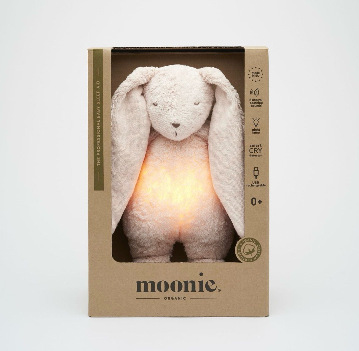 Moonie Bear 2.0 Organic - Rose Humming Bunny