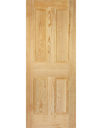 Victorian Four Panel Pitch Pine Door