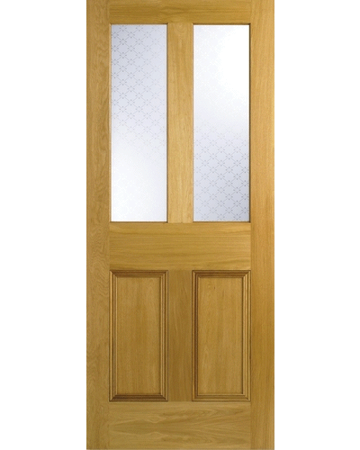 Victorian Glazed Oak Door
