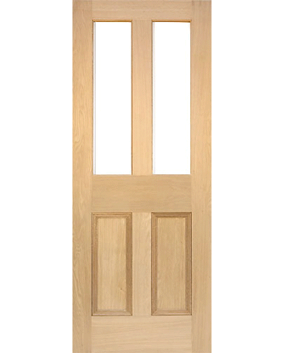 Victorian Oak Door Unglazed