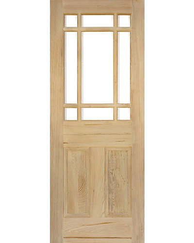 Victorian Unglazed Pitch Pine Vestibule Door