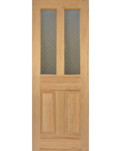 Victorian Glazed Pitch Pine Door
