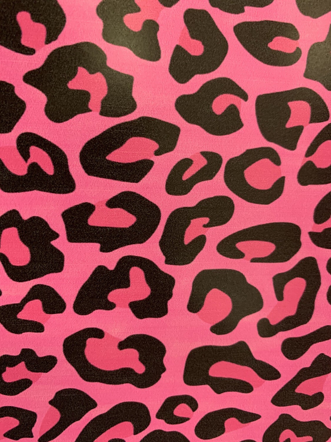 Pink Leopard Pattern HTV 12x12