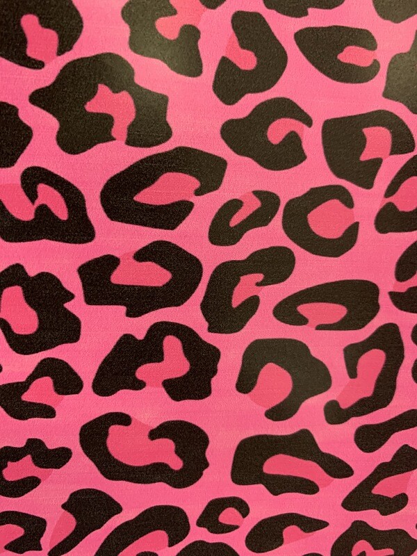 Pink Leopard Pattern HTV 12x12
