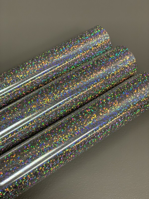 Holographic (Silver) HTV 12x20