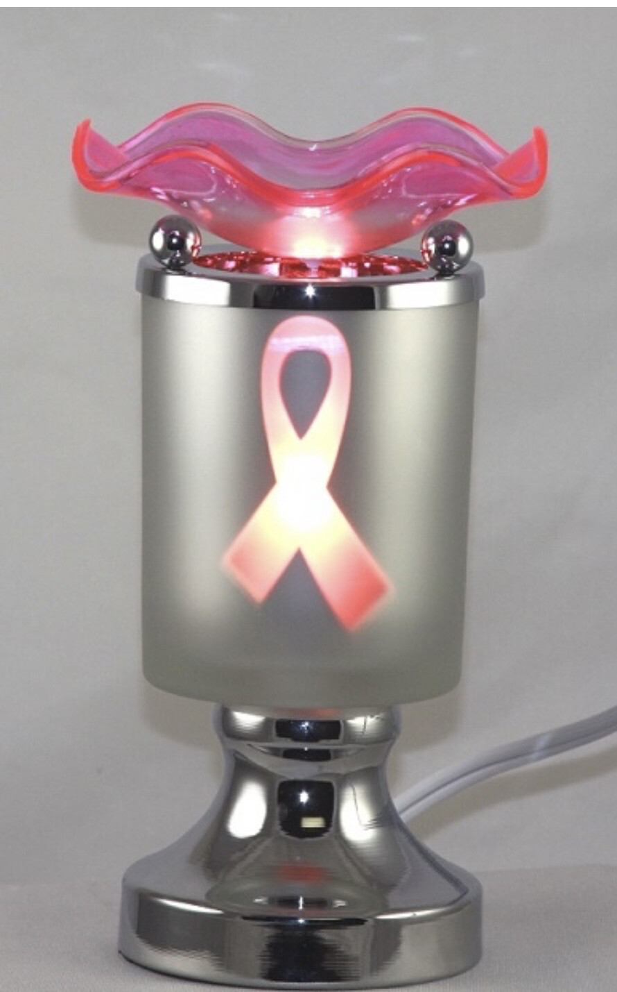 Electric 🔌 Breast Cancer Awareness Pink Ribbon🎗Touch Oil Burners🔥/Lamps