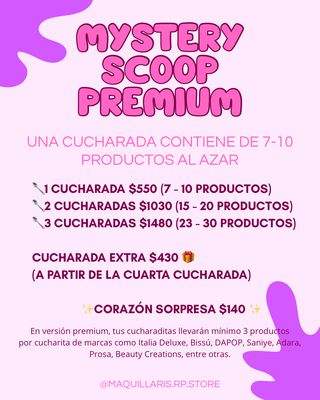 Cucharadas sorpresa / Mystery Scoop PREMIUM