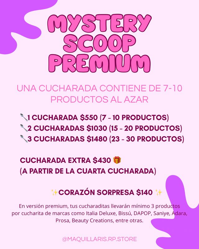 Cucharadas sorpresa / Mystery Scoop PREMIUM
