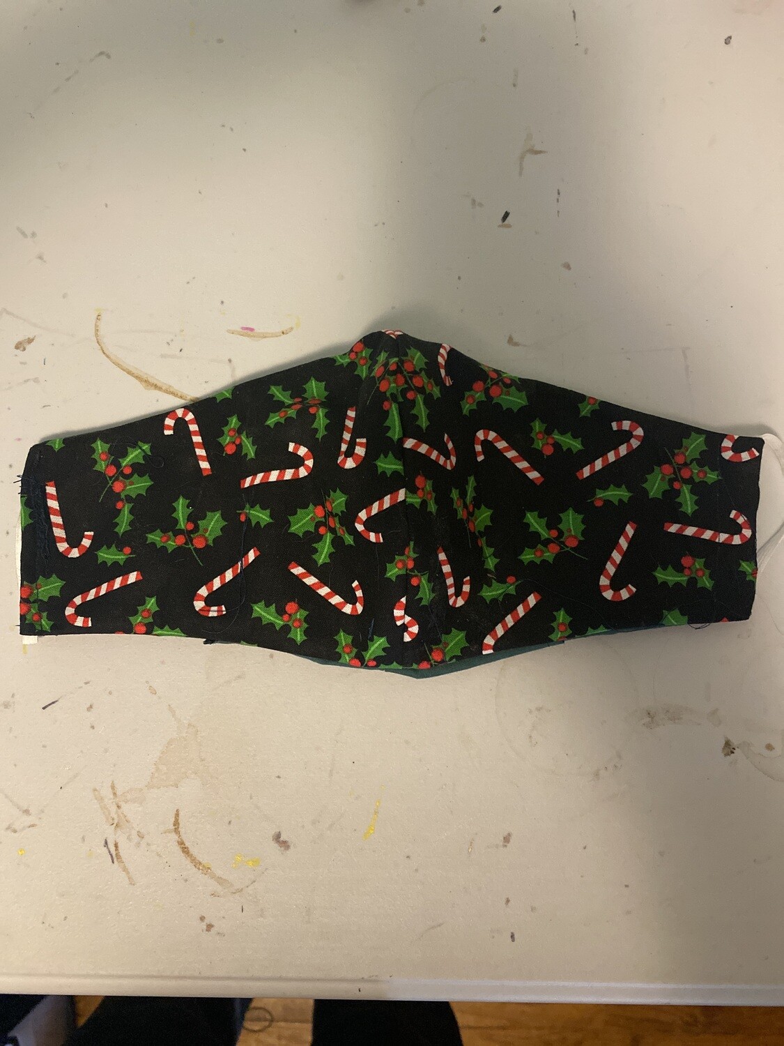 Candy Cane face mask