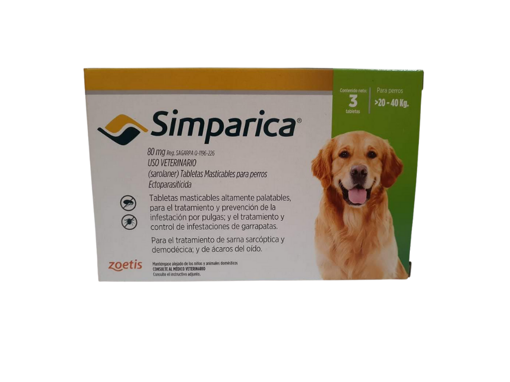 Simparica 80 mg 20-40 kg
