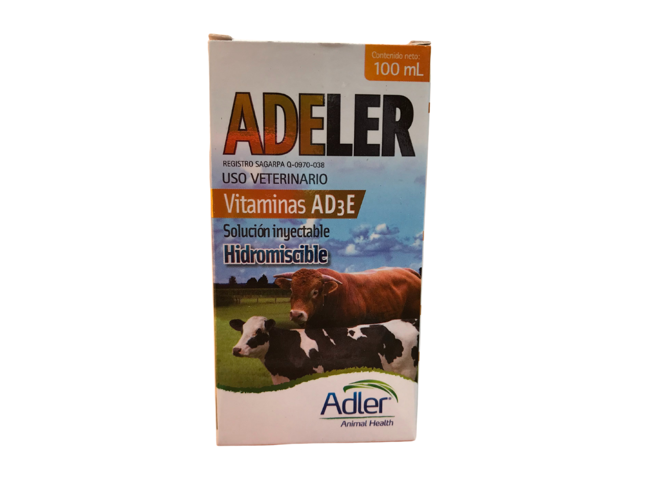 Adeler Vitaminas AD3E 100 ml Veterinaria Managua