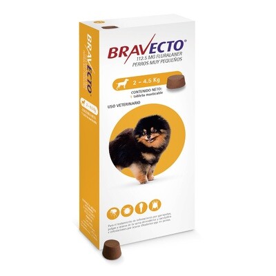 Bravecto 112.5 mg 2-4.5 kg
